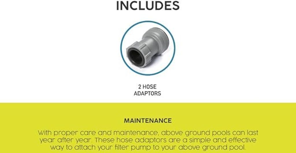 Bestway® Flowclear™ Schlauchadapter 38 mm - 32 mm, Produktbild 23