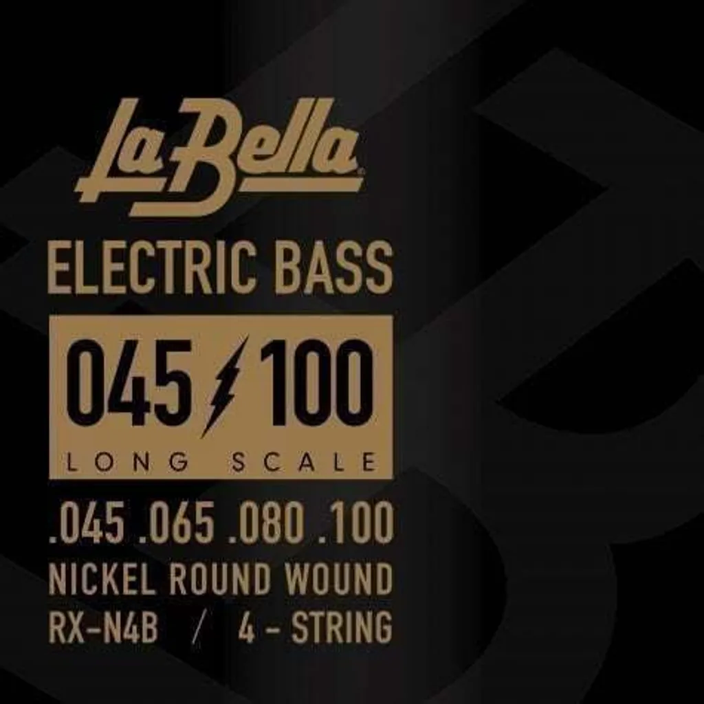 Jeu de Cordes Basse Électrique 4 Cordes La Bella RX-N4B Nickel