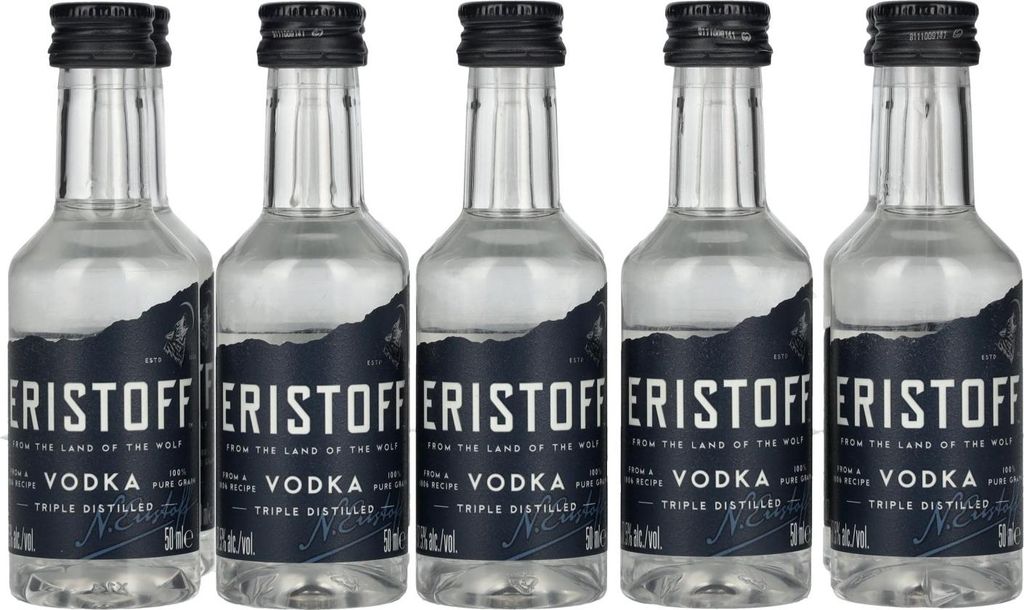 Eristoff Premium Vodka 37,5% Vol. 10x0,05l PET
