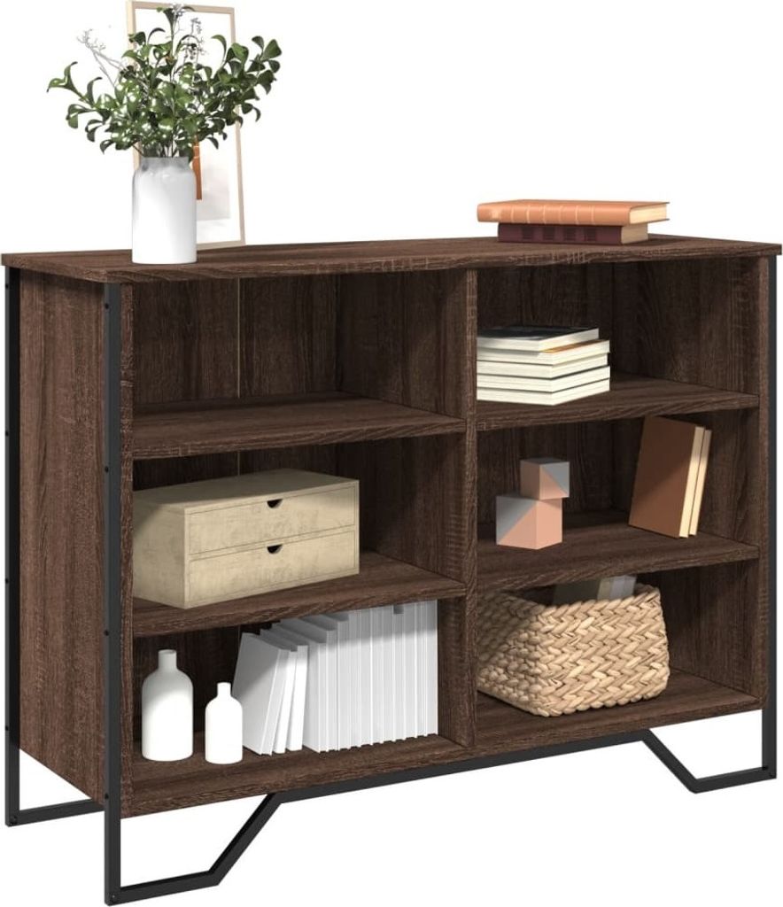 vidaXL Sideboard Braun Eichen-Optik 101x35,5x74,5 cm Holzwerkstoff