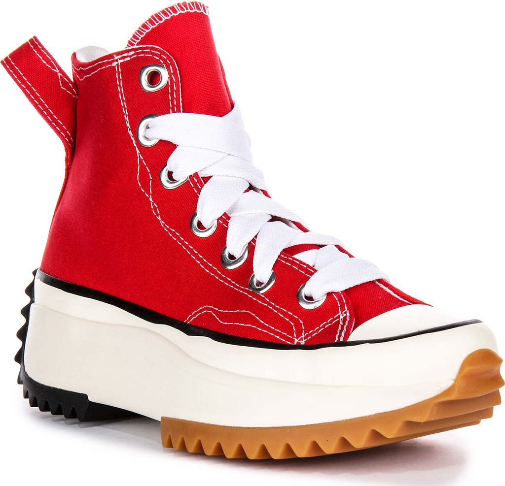 Converse Run Star Hike Sketch A10421C in Rot Weiß – 5.5 UK - 38.5 EU - 6M/7.5F US / Red White