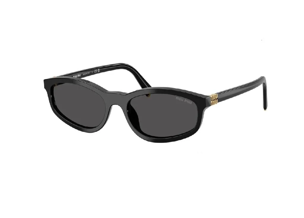 Lunettes de soleil Miu Miu MU A06S protection UV maximale et style noir