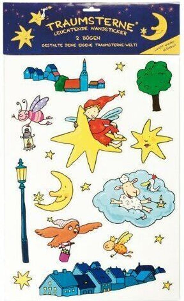Wandsticker - Traumsterne - nachtleuchtend - moses. 20014