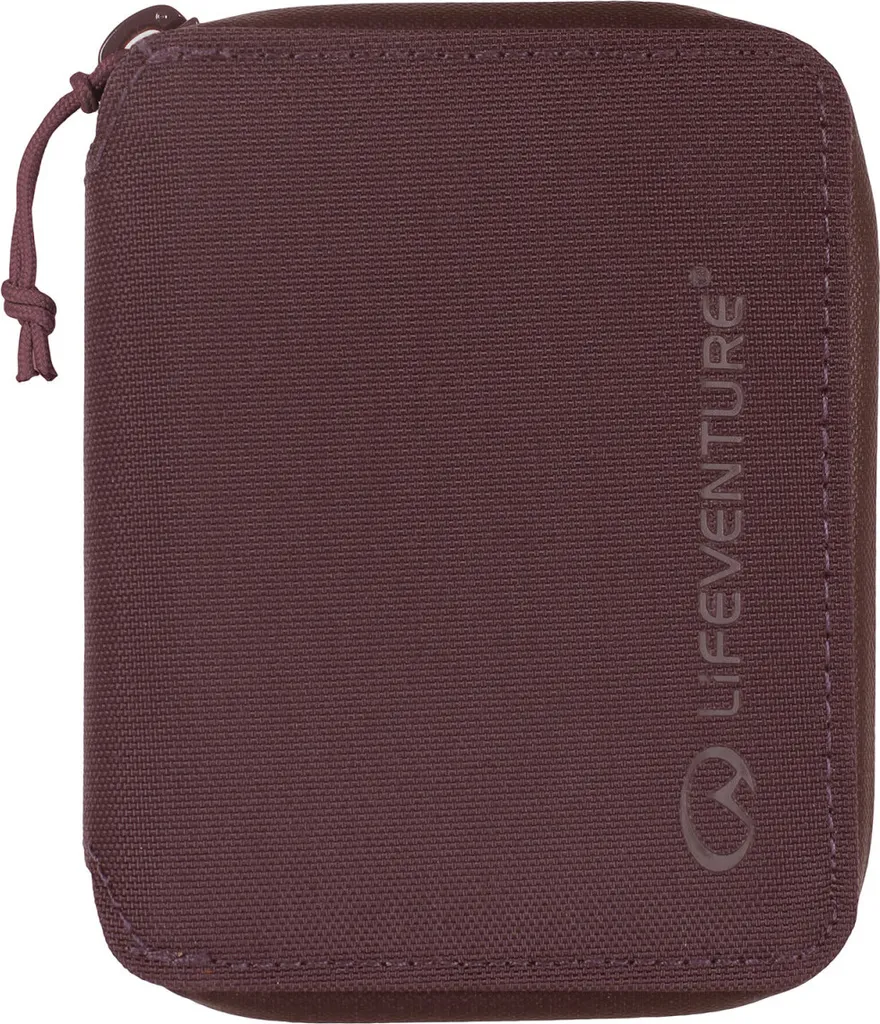 Lifesystems Portafoglio RFiD Schermato Prugna - Anti-Skimming Slim