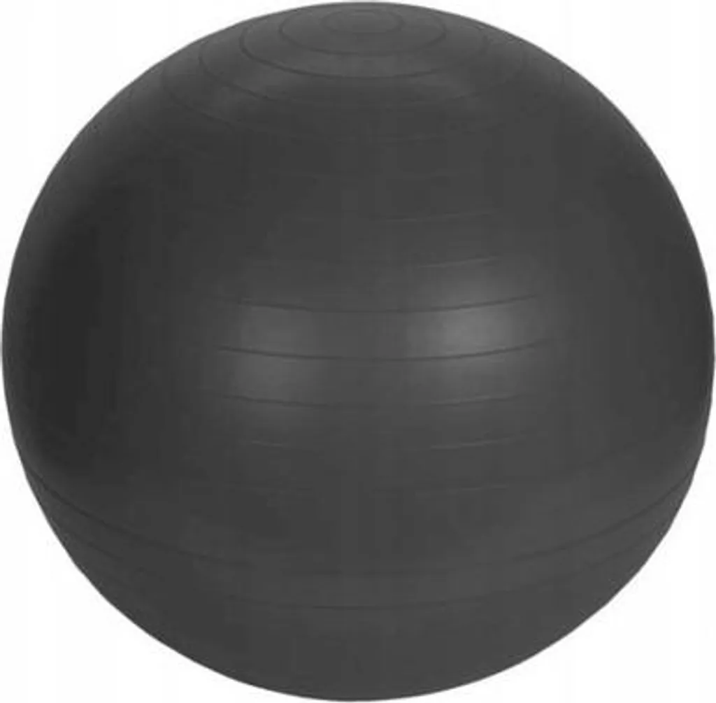 Ballon de Fitness Anti-éclatement VirtuFit Pro Noir 65 cm avec Pompe
