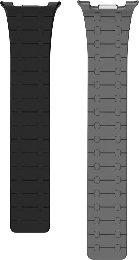 INF Magnetisches Silikonarmband für Samsung Watch 8 - Multicolor Grau