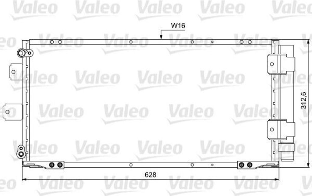 VALEO 814037 - OE 88460 02060 Klimakondensator für Corolla (E11)