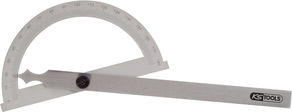 KS Tools Winkelgradmesser mit offenen Bogen, 120mm - 300.0640