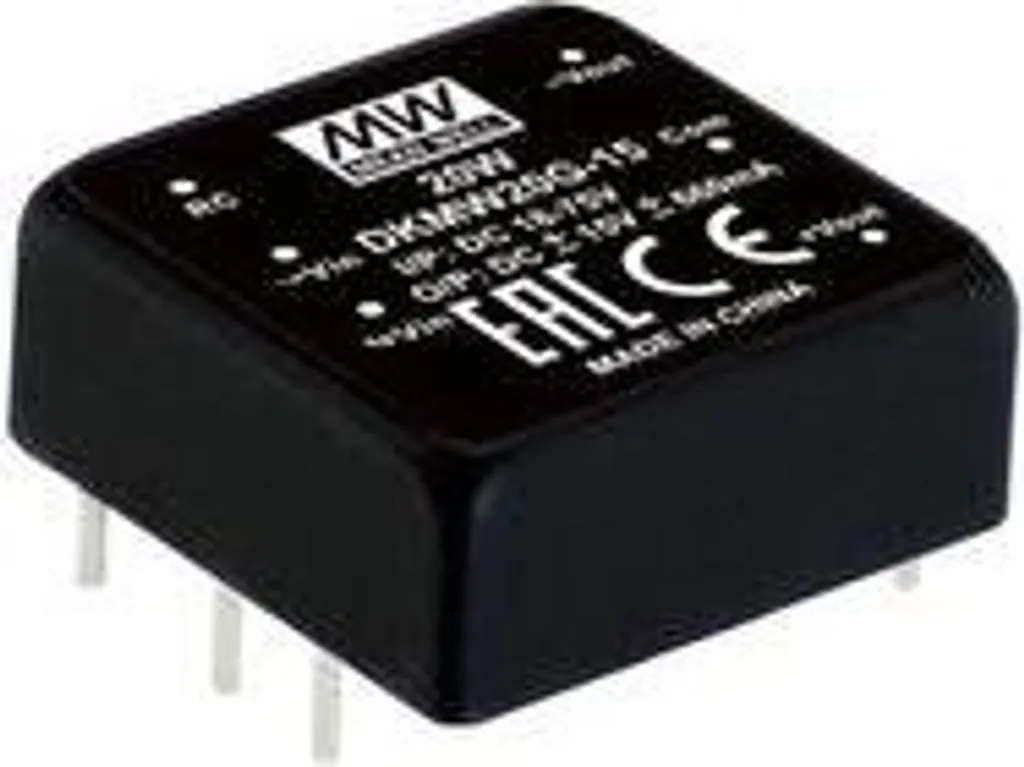 Convertisseur DC/DC 12V 20W Mean Well DKMW20G-12 Haute Densité 830mA