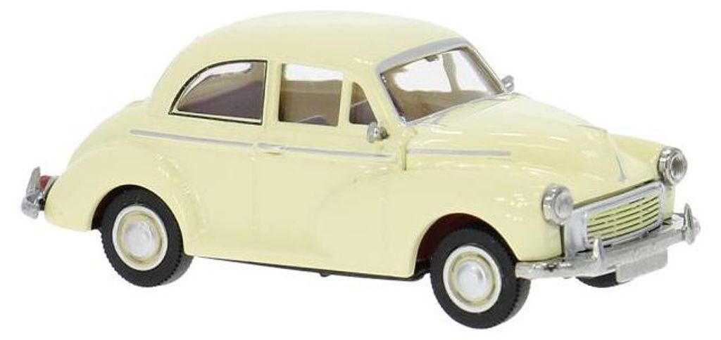 Brekina PKW Morris Minor in pastellgelb 15216