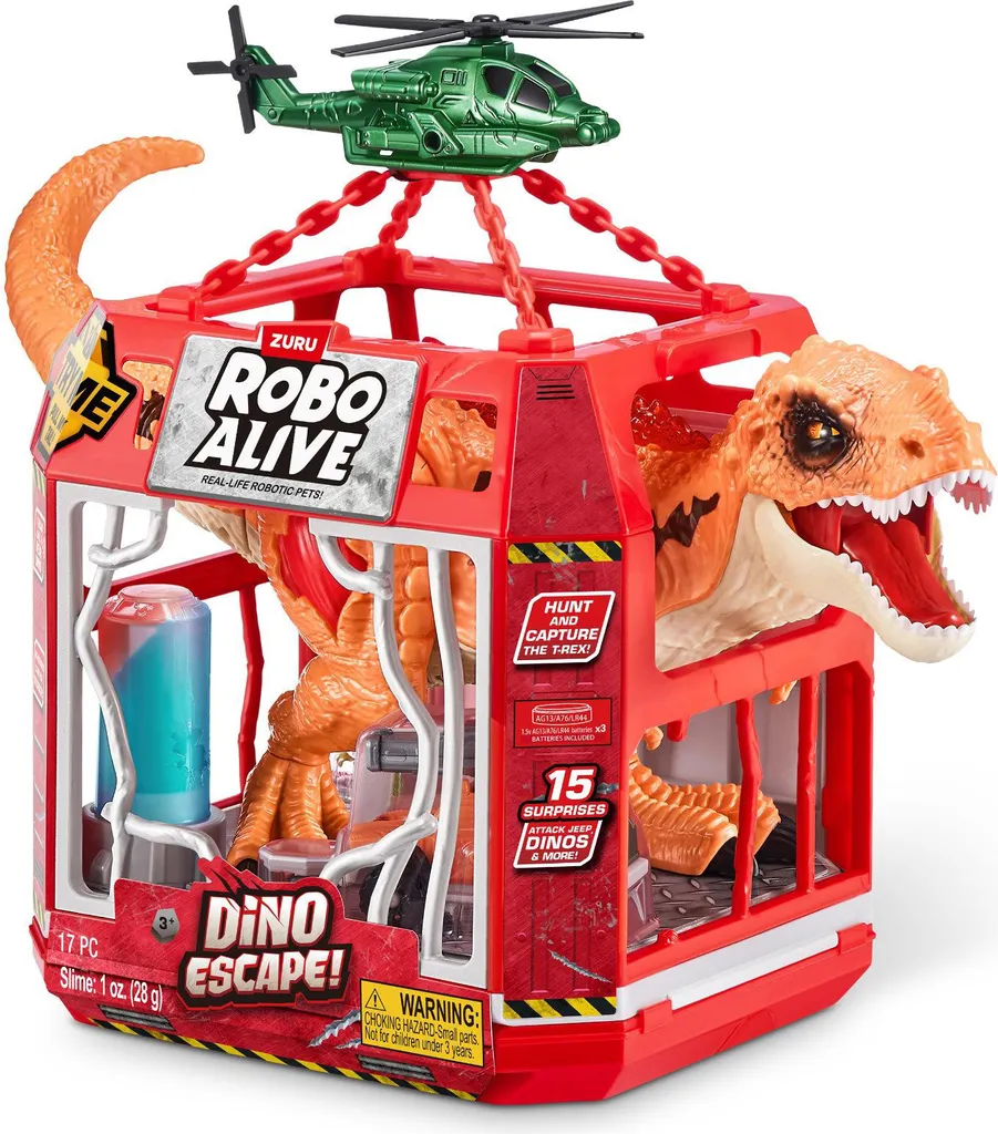 Dinosaure Interactif Zuru Robo Alive : Le Robot Qui Ne S'arrête Jamais de Jouer