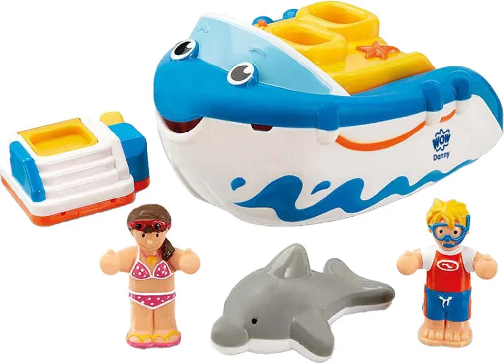 Bateau de Plongée Danny Jouet de Bain Durable Garanti sans Phtalates WOW