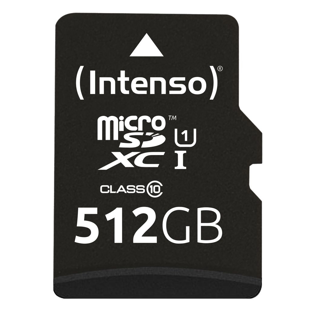 Intenso 512GB microSDXC Class10 UHS-I Premium + adattatore Immagine del prodotto 