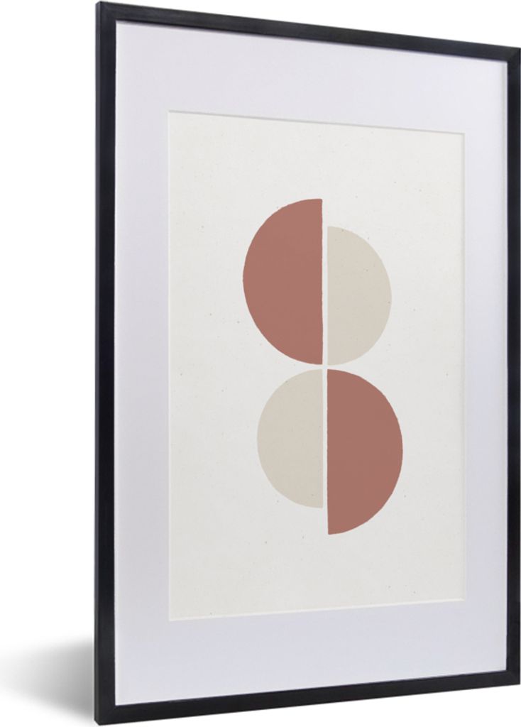 MuchoWow® Gerahmtes Poster Minimalismus - Abstrakt - Produktbild 
