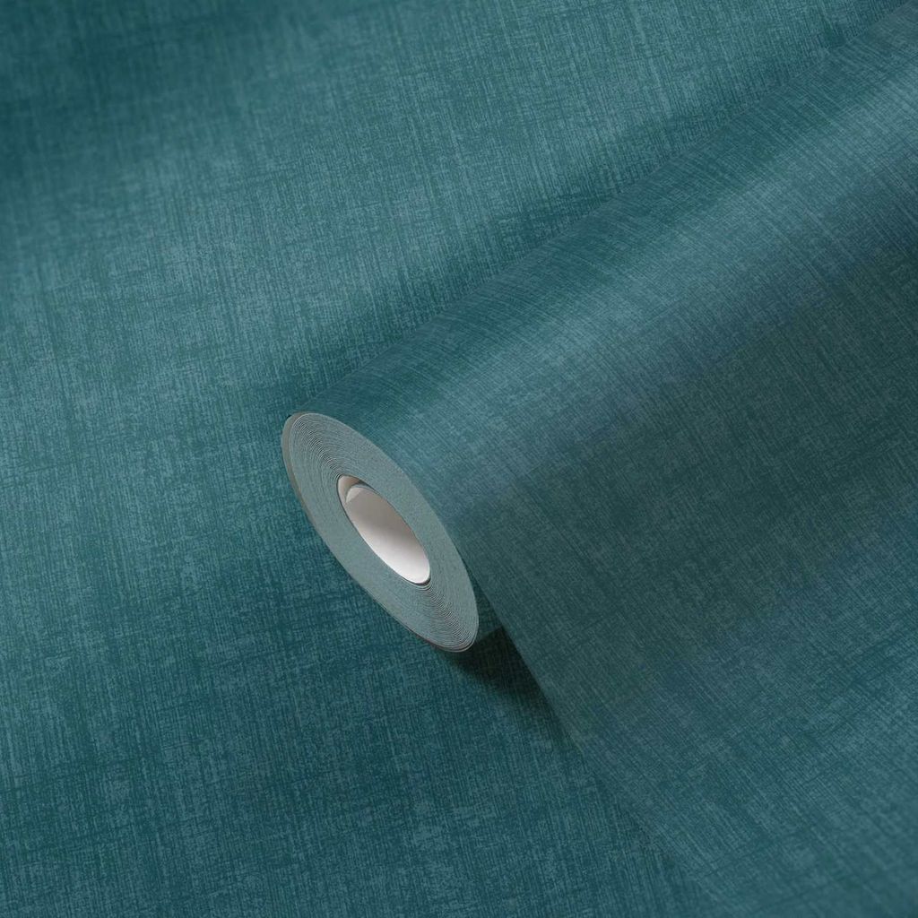 A.S. Creation Geo Effect | 385969 | Vliestapete Einfarbig | 0.53 m x 10.05 m | Blau