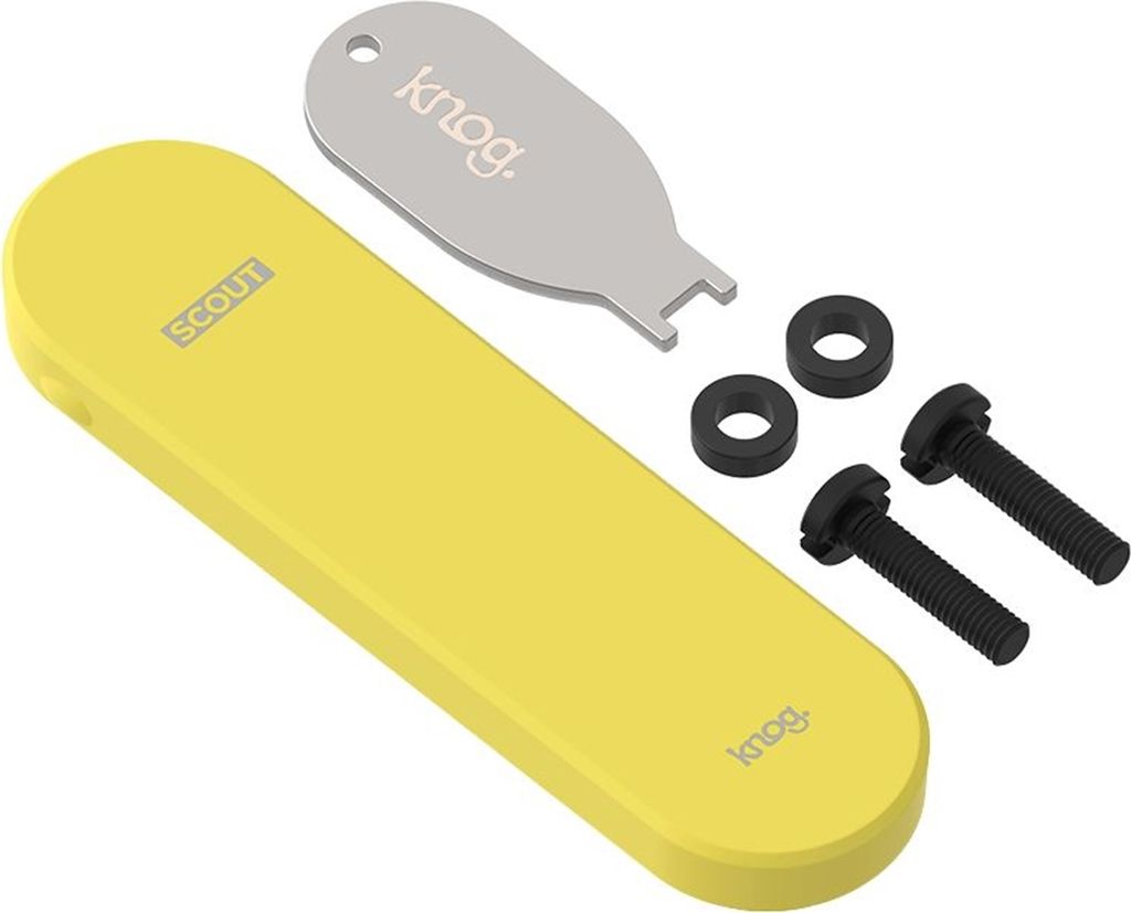 Knog Scout Bike Alarm und Finder, Ersatzteilkit, inkl. Schrauben, Cover, Distanzringe