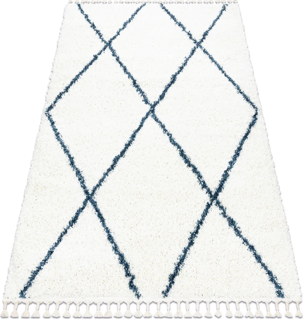 Tapis de Chambre Moelleux 140x190 cm UNION 3683 Motif Marocain