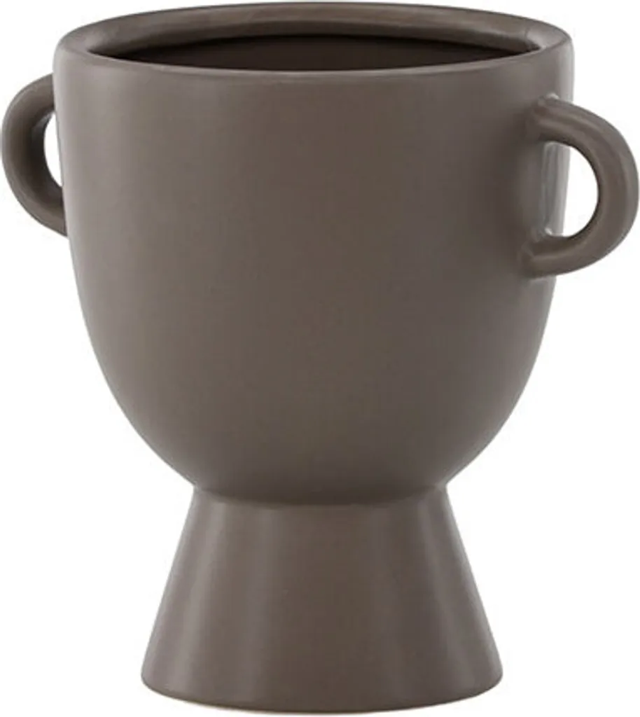 Aménagez votre extérieur avec le pot de fleurs marron Cent Venture Design