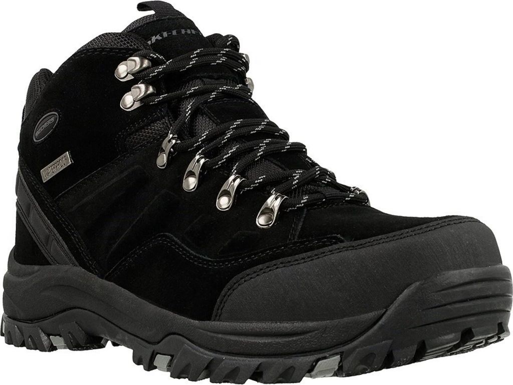 Skechers Relment - Pelmo - Schwarz Wildleder Größe: 46 Normal