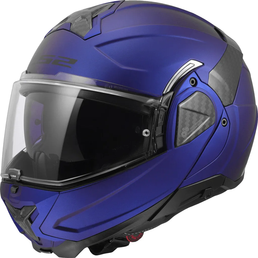 Casque Moto Modulable Double Homologation LS2 FF910 Advant II Bleu Taille M