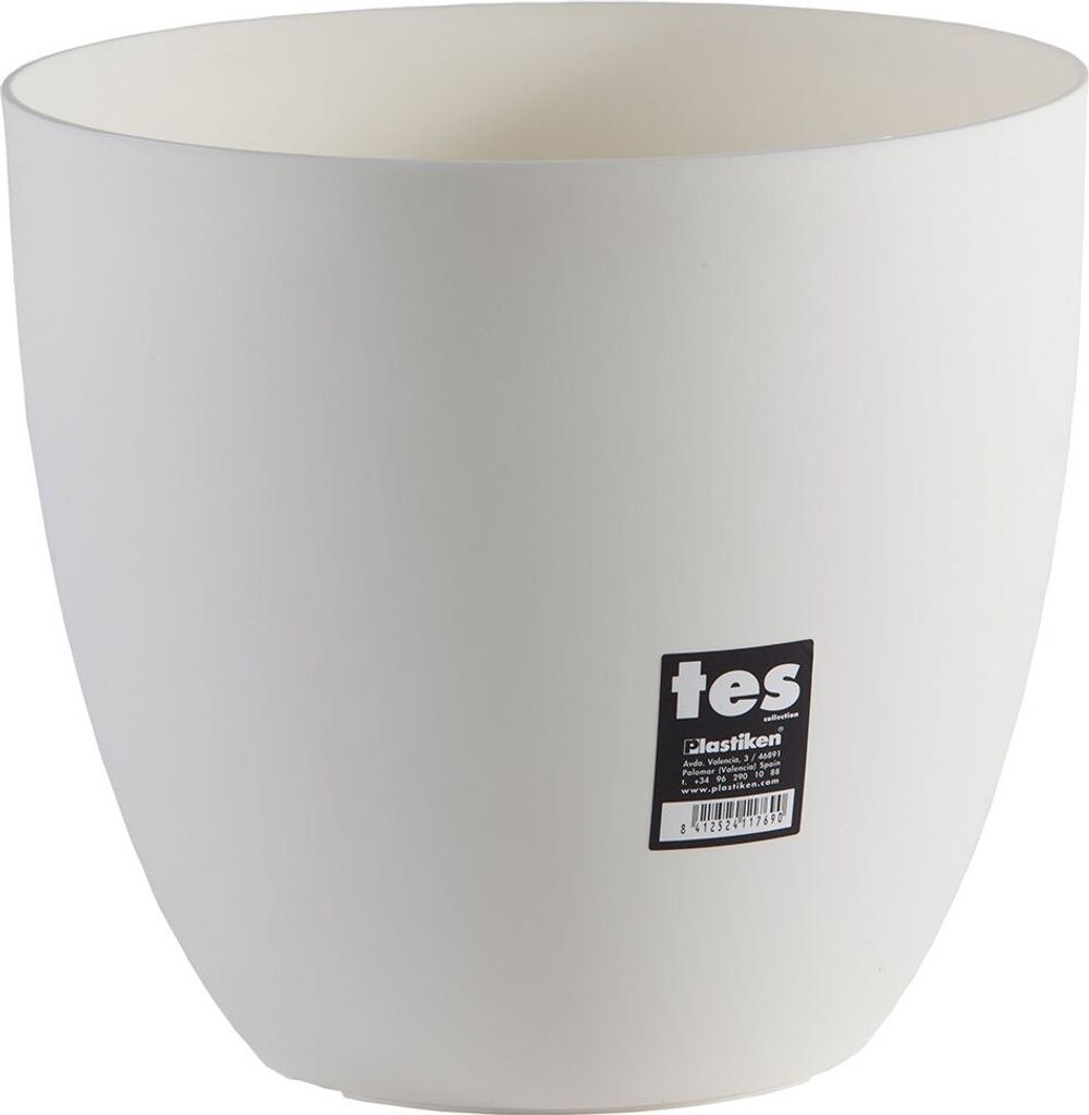 PLASTIKEN Flowerpot Bowl Tes - 26 cm - Weiß