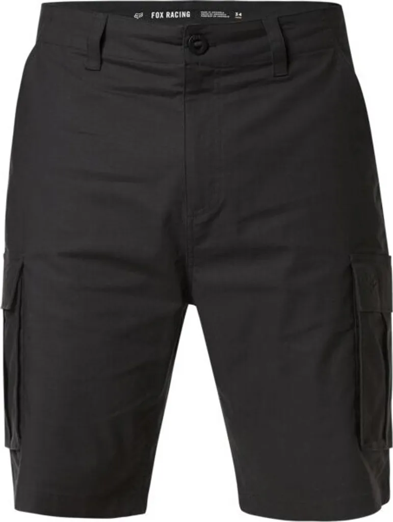 Bermuda Cargo Fox Slambozo 2.0 Noir | Short Décontracté en Coton