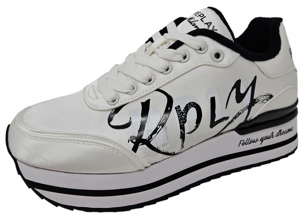 REPLAY New Penny Emery Sneaker Weiß Produktbild 