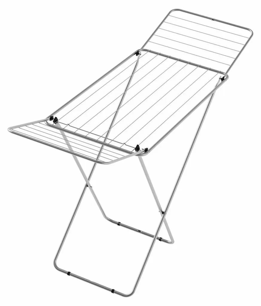 Séchoir Garhe STAR en métal gris - 127cm de hauteur et grande stabilité