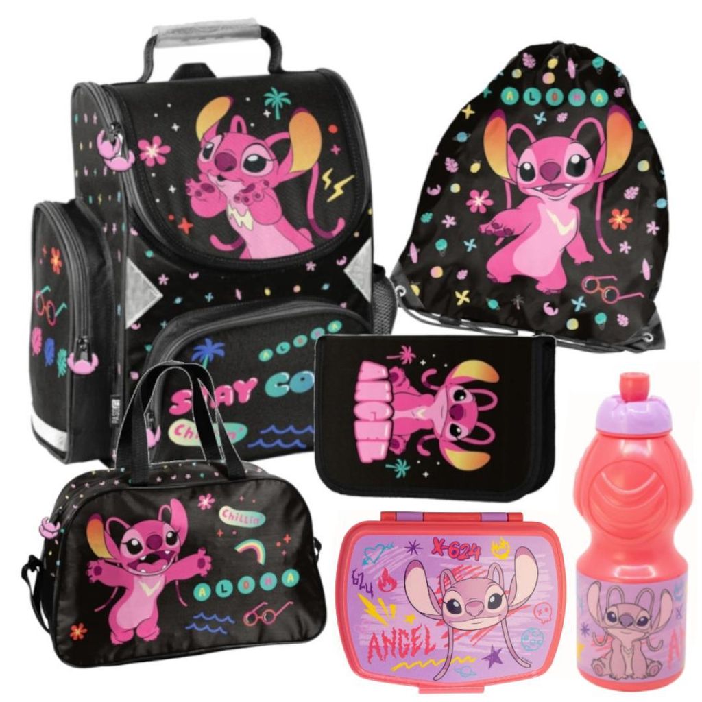 Schulranzen, LILO & STITCH, 6-TEILIGES SCHULSET, ANGEL Produktbild 