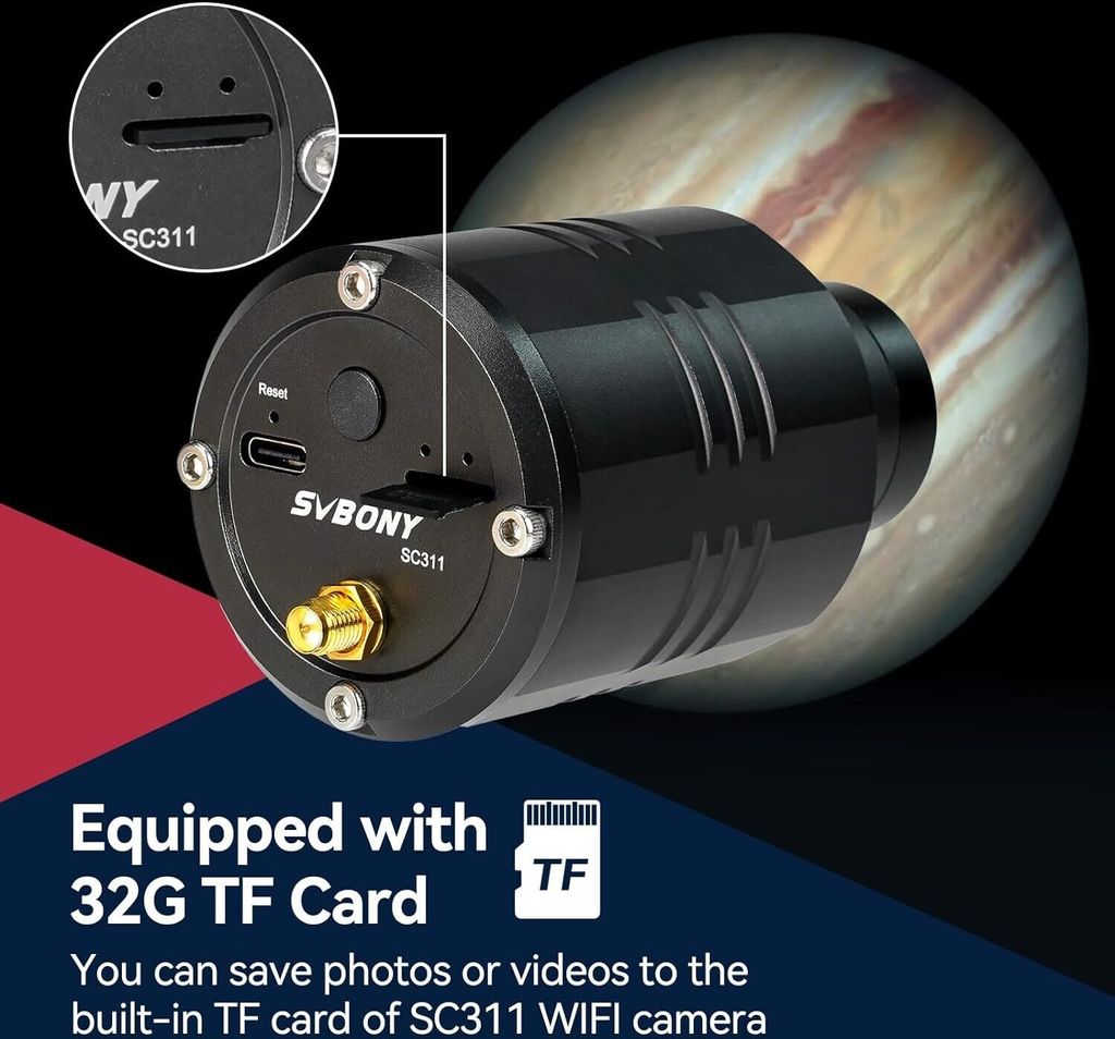 Svbony SC311 základní astronomická kamera s WiFi Obrázek produktu 7