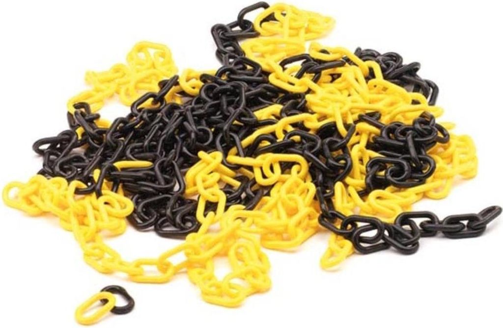 Velleman KUNSTSTOFFKETTE GELB/SCHWARZ