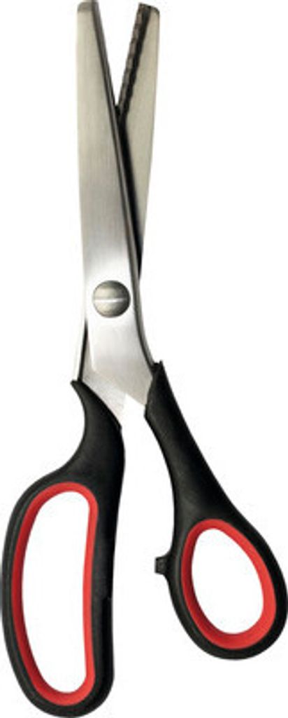 Rostfreie Zickzackschere 23 cm für präzise Zierkanten an Stoff und Textilien