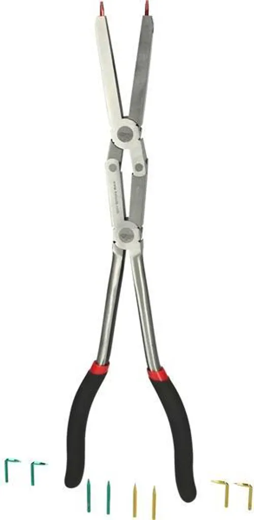 Pince circlips à pointes interchangeables et mécanisme double force - 6