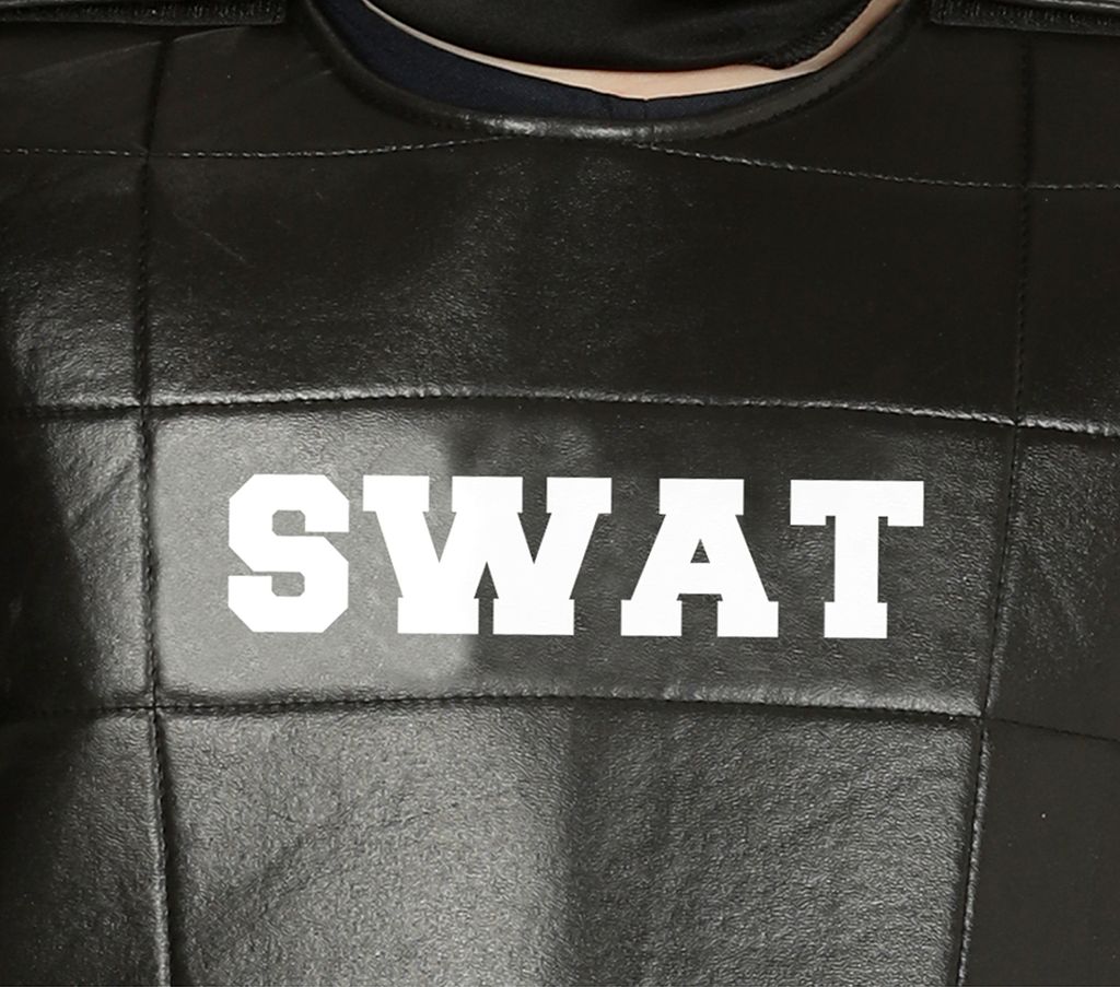casco SWAT relaxdays per bambini Cappelli da travestimento