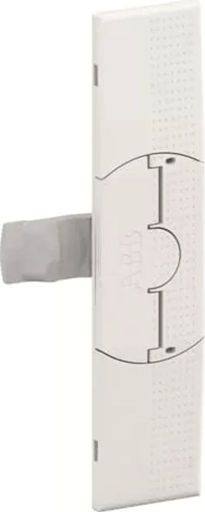A white product with a gray attachment is shown against a white background.