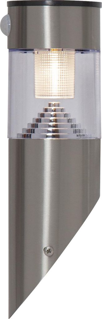 LED-Solar-Wandleuchte 'Marbella', Edelstahl, Bewegungsmelder