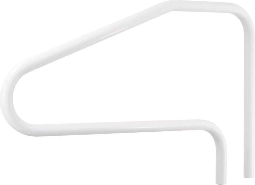 Pool- & Schwimmbad-Handlauf - Haltegriff/Einstiegshilfe - Edelstahl - 1220 x 48 x 813 mm - 100 kg Tragfähigkeit - Nahtlos geschweißt - Einbau- od...