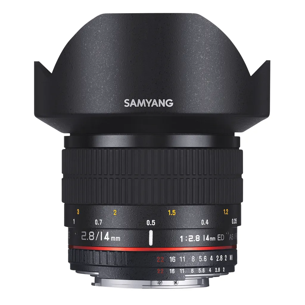 Samyang 21764 Objectif 14 mm f/2.8 avec Lentilles Asphériques HD
