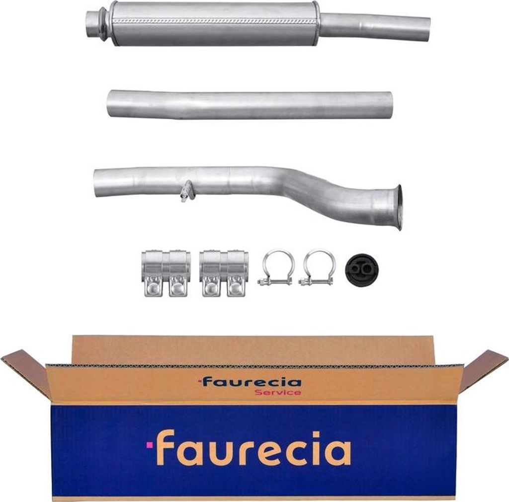 Mittelschalldämpfer FAURECIA IAM-Expertise für u.a. PEUGEOT 406