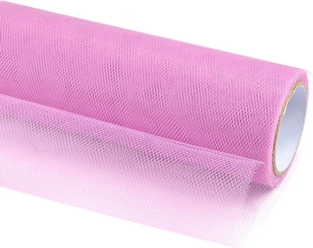 Rotolo Tulle Luna Rosa Antico 15cm x 9m | Decorazioni Matrimonio Chic