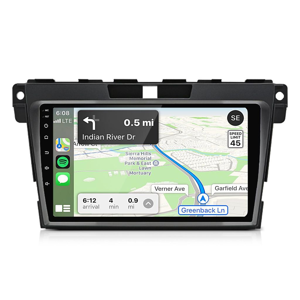 9palcové autorádio s Androidem 15, 1+32 G, DAB+, CarPlay, Obrázek produktu 
