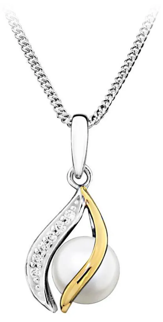 Pendentif perle et argent durable PP000104 - Un bijou qui ne ternit pas