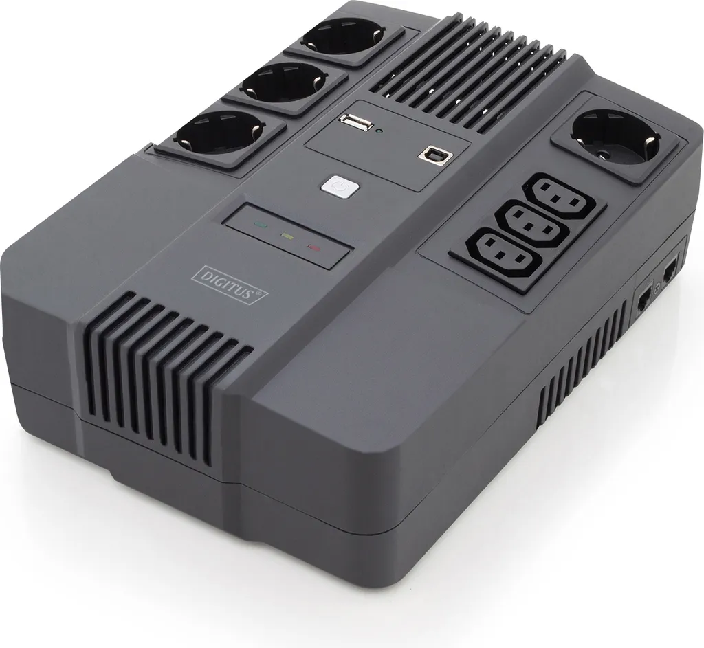 DIGITUS Digitus UPS All-in-One, 800VA/480W, LED