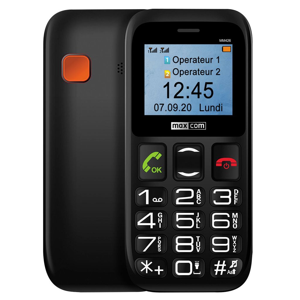Téléphone Portable Senior Fonction sos Maxcom MM426 - Auriseo