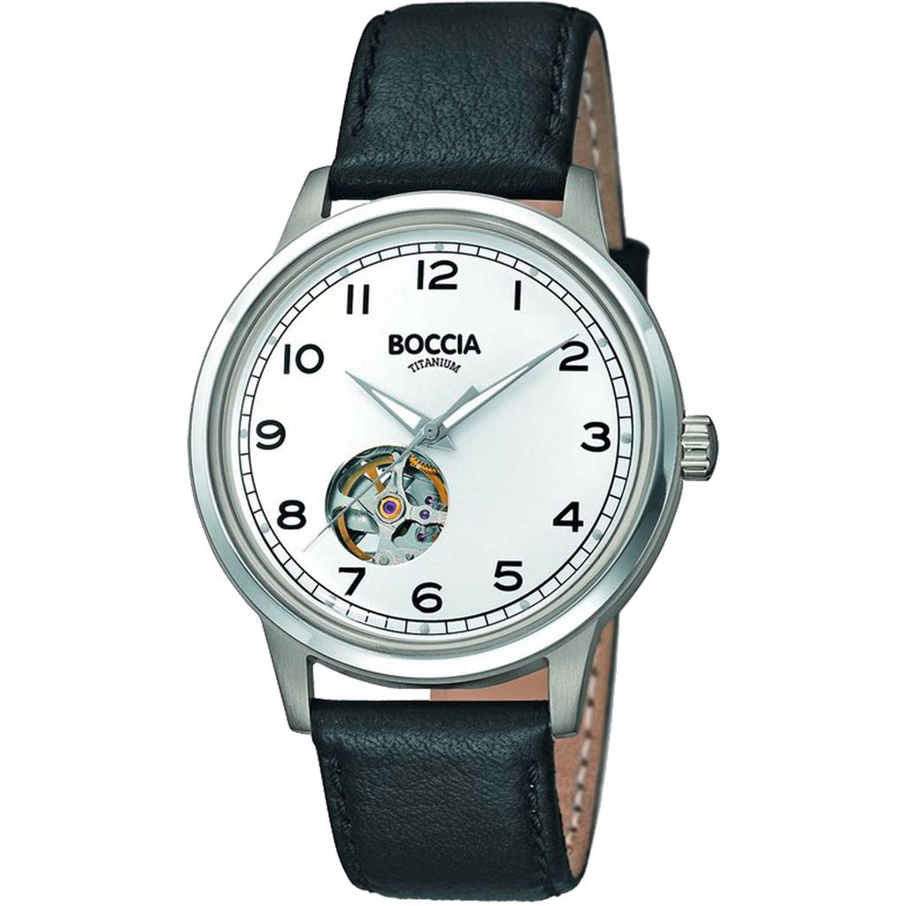 Boccia Titanium 3613-01 Herren Automatikuhr