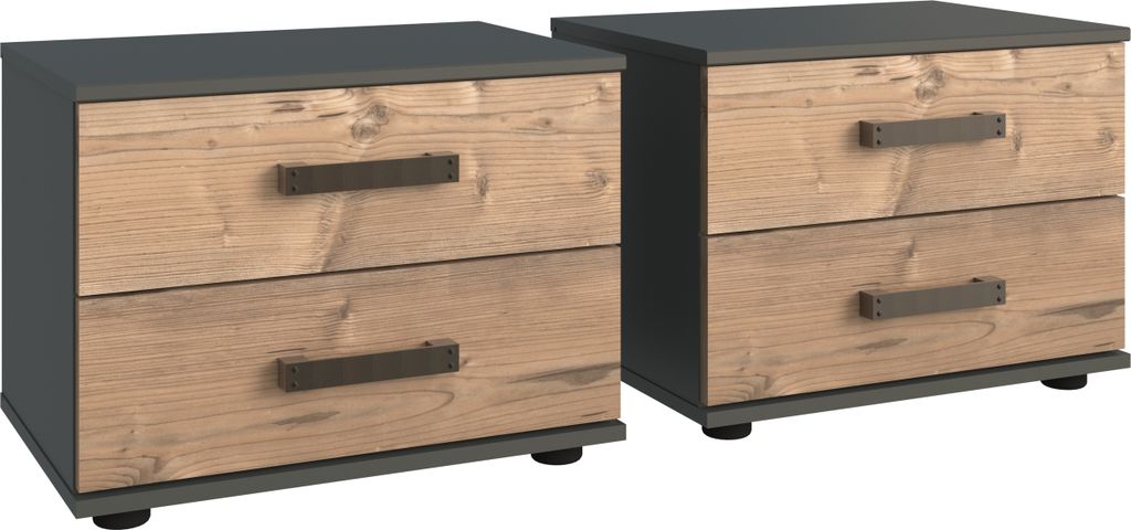 Nachtkommoden 2er-Set STOCKHOLM