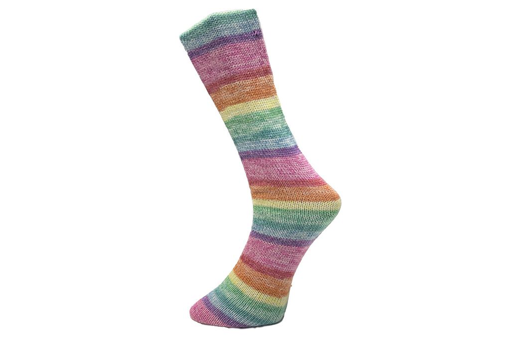 Ferner LUNGAUER SOCKENWOLLE 100 g bunte 4-fach Merino-Sockenwolle 420 m Farbe 48-71 Farbe color