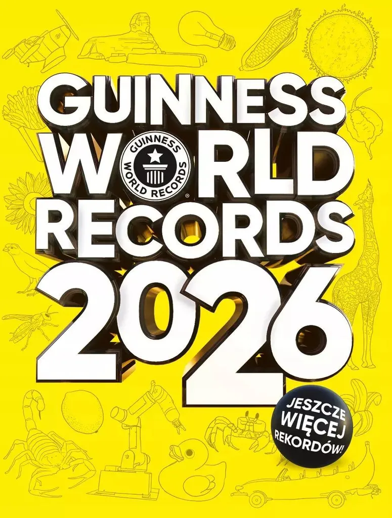 Encyclopédie Guinness World Records 2026 en polonais - Album Illustré