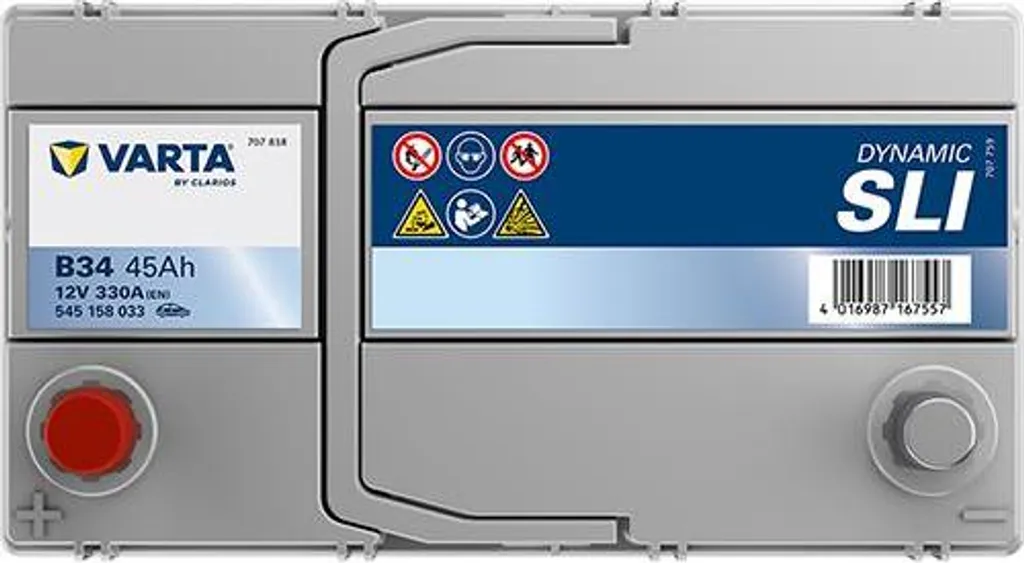 Batteria VARTA B34 45Ah 330A | Più Potenza al Tuo Motore - 3
