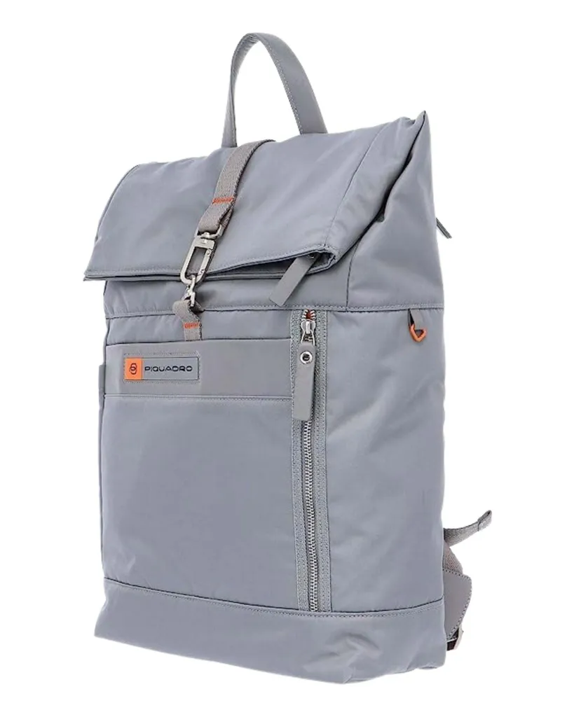 Sac à dos Piquadro CA4451BIO Gris Nylon : Compartiment PC et Tablette